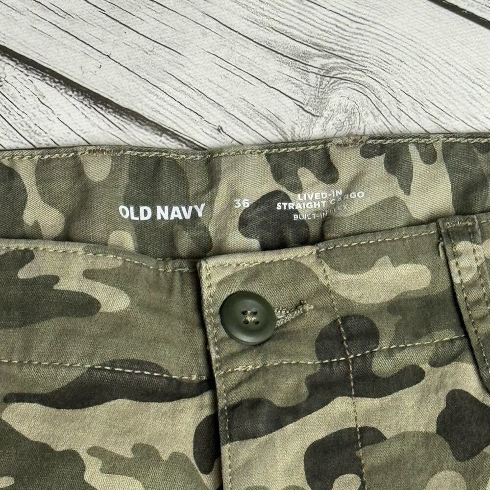 Men’s Old Navy Camo Cargo Shorts Size 36 - Picture 3 of 3